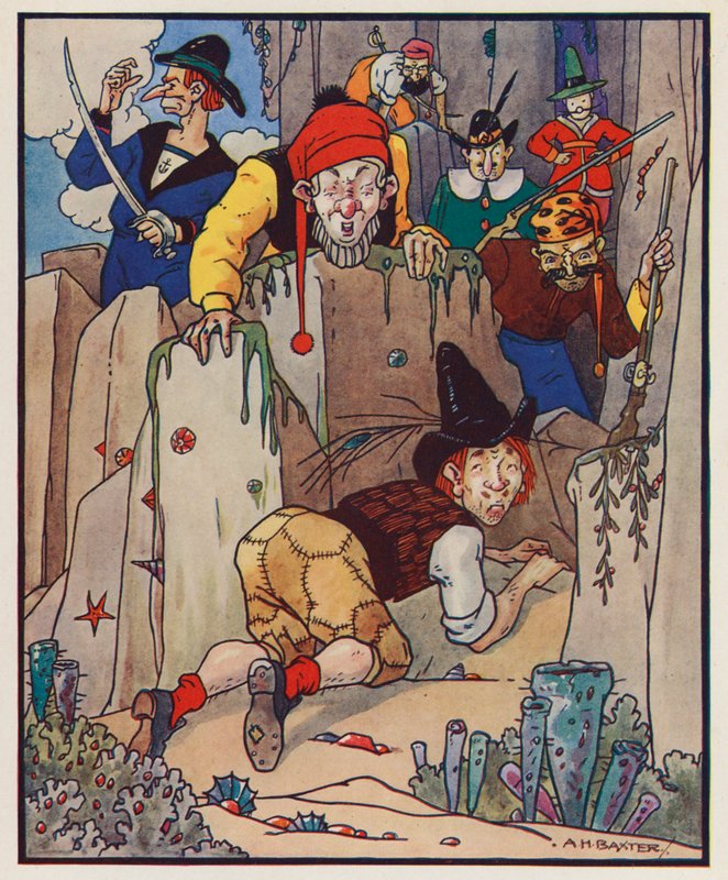 Illustrazione per I viaggi di Gulliver di Jonathan Swift da (after) American School