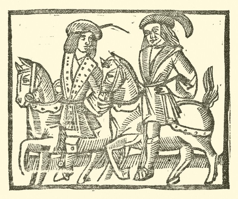 Illustrazione per The Roxburghe Ballads da (after) English School