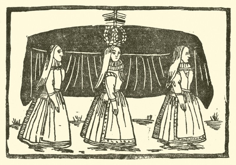 Illustrazione per The Roxburghe Ballads da (after) English School