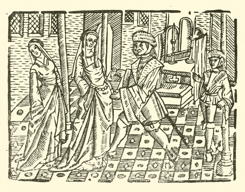 Illustrazione per The Roxburghe Ballads da (after) English School