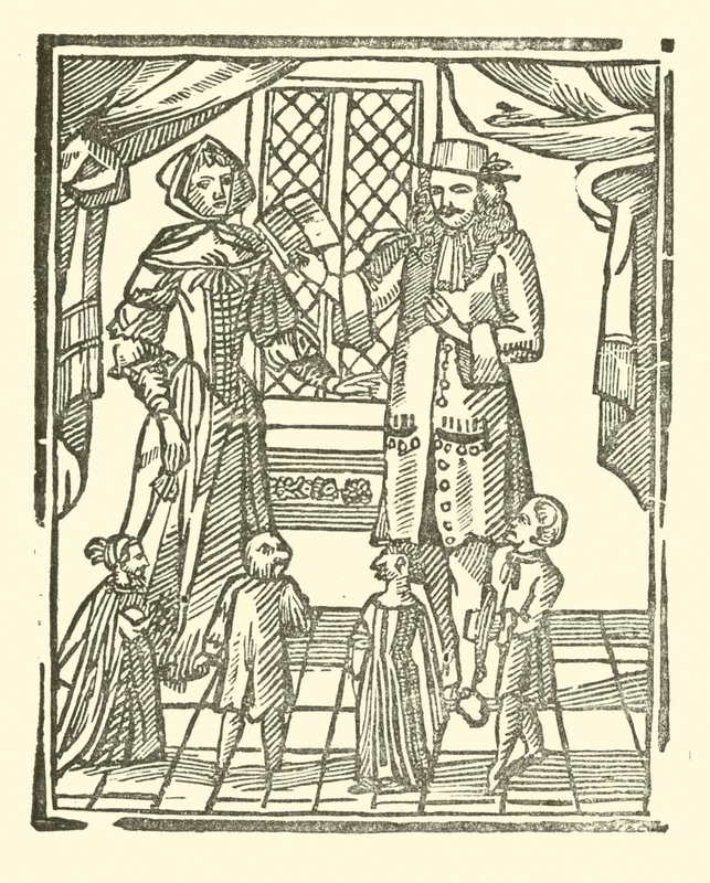 Illustrazione per The Roxburghe Ballads da (after) English School