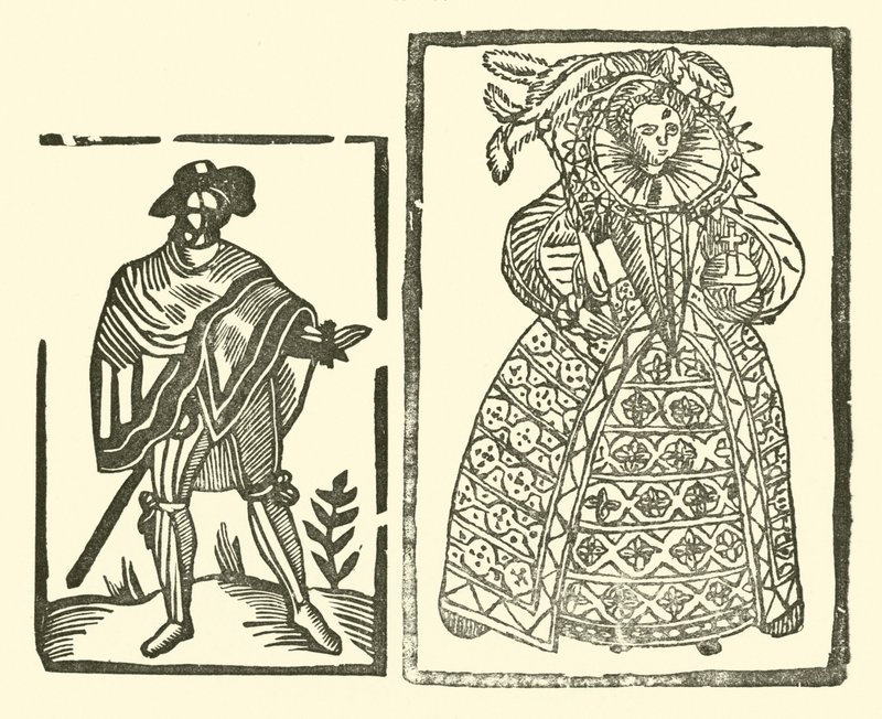 Illustrazione per The Roxburghe Ballads da (after) English School