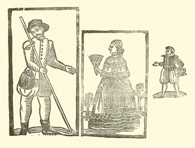 Illustrazione per The Roxburghe Ballads (xilografia) da (after) English School