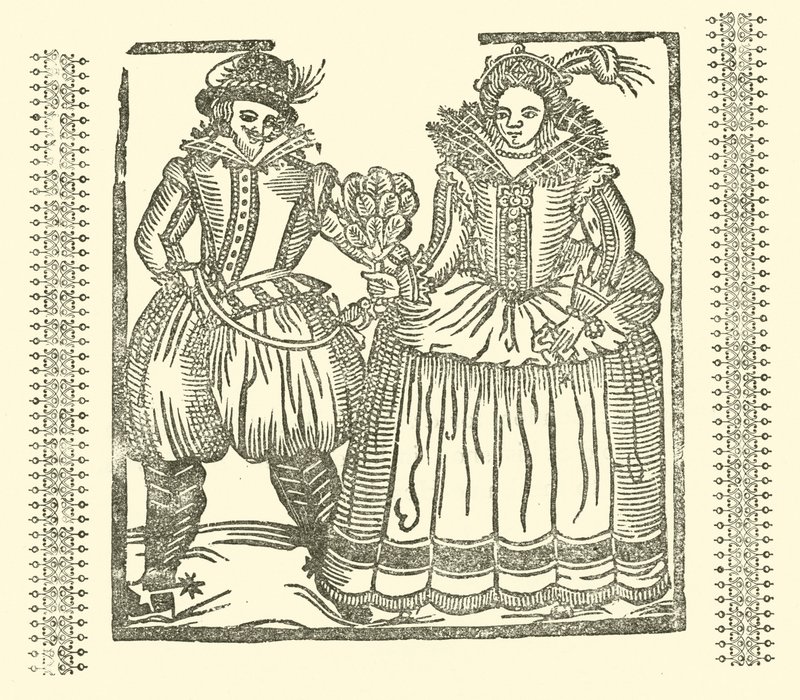 Illustrazione per The Roxburghe Ballads (xilografia) da (after) English School