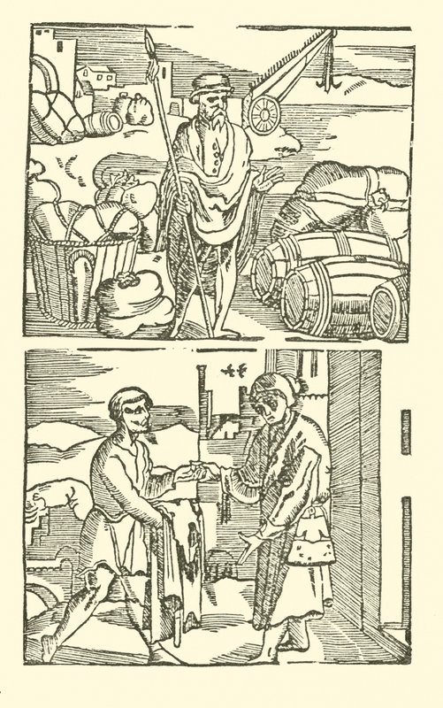 Illustrazione per The Roxburghe Ballads da (after) English School