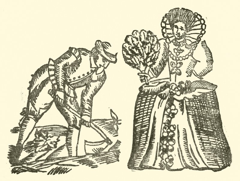 Illustrazione per The Roxburghe Ballads da (after) English School