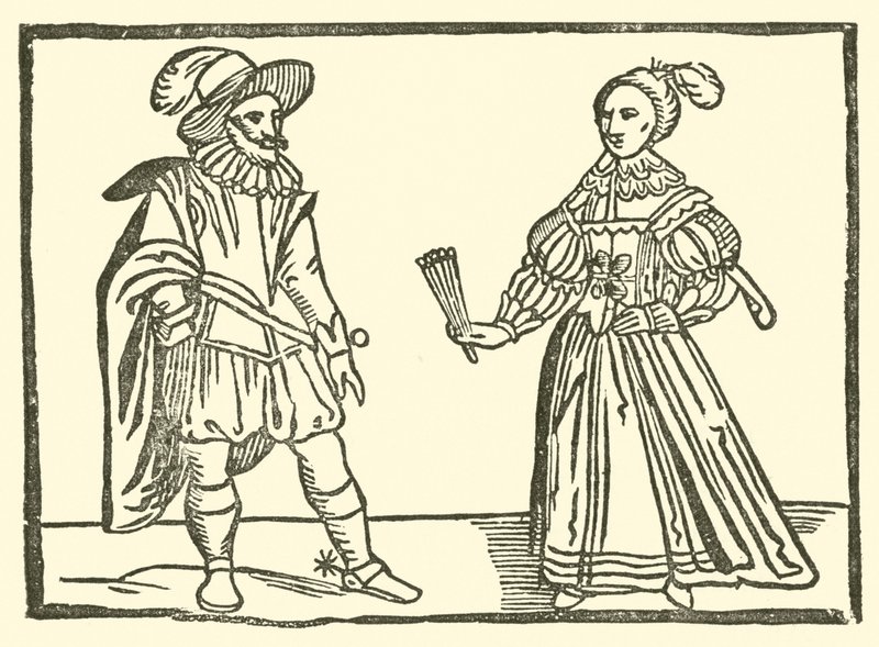 Illustrazione per The Roxburghe Ballads da (after) English School