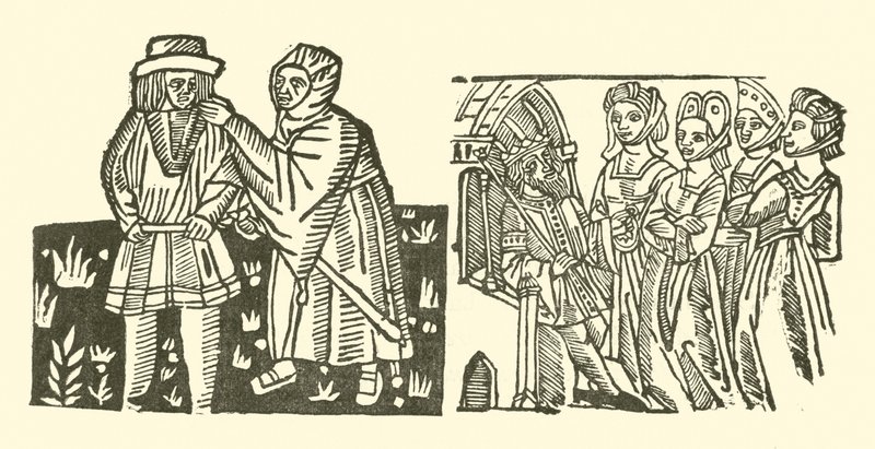 Illustrazione per The Roxburghe Ballads da (after) English School
