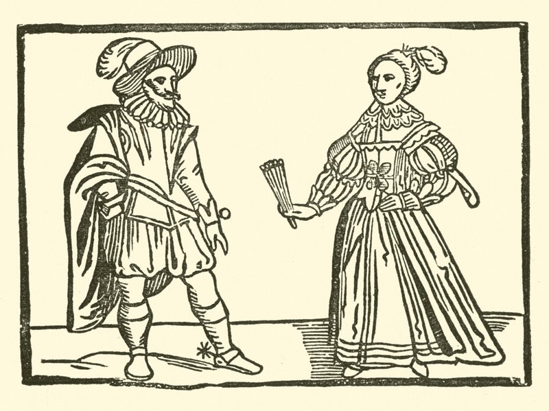 Illustrazione per The Roxburghe Ballads da (after) English School