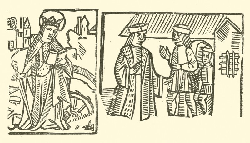 Illustrazione per The Roxburghe Ballads da (after) English School