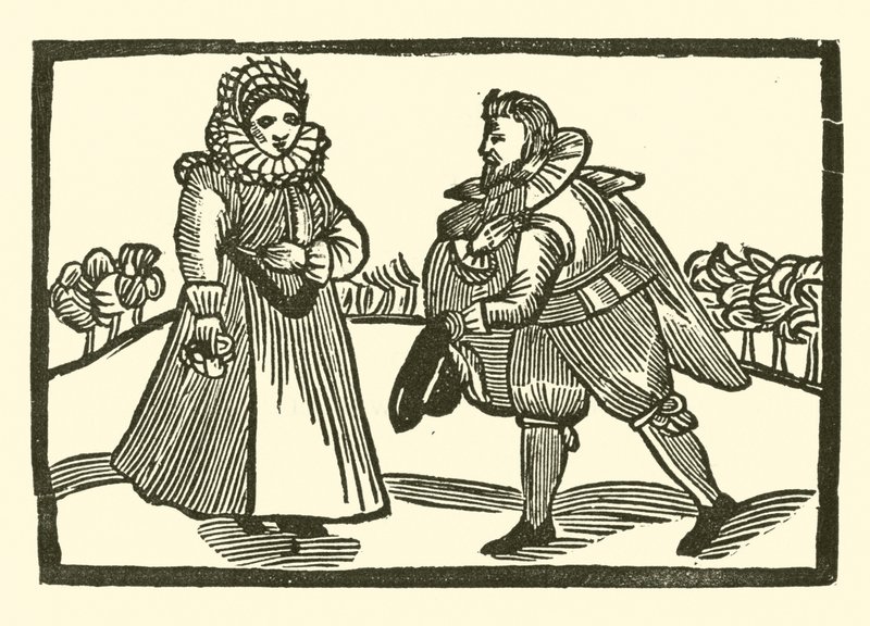 Illustrazione per The Roxburghe Ballads da (after) English School