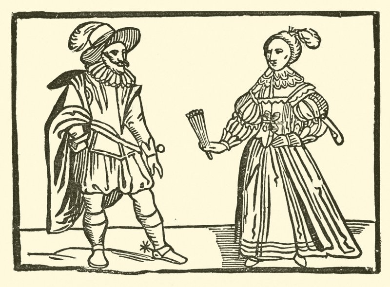 Illustrazione per The Roxburghe Ballads da (after) English School
