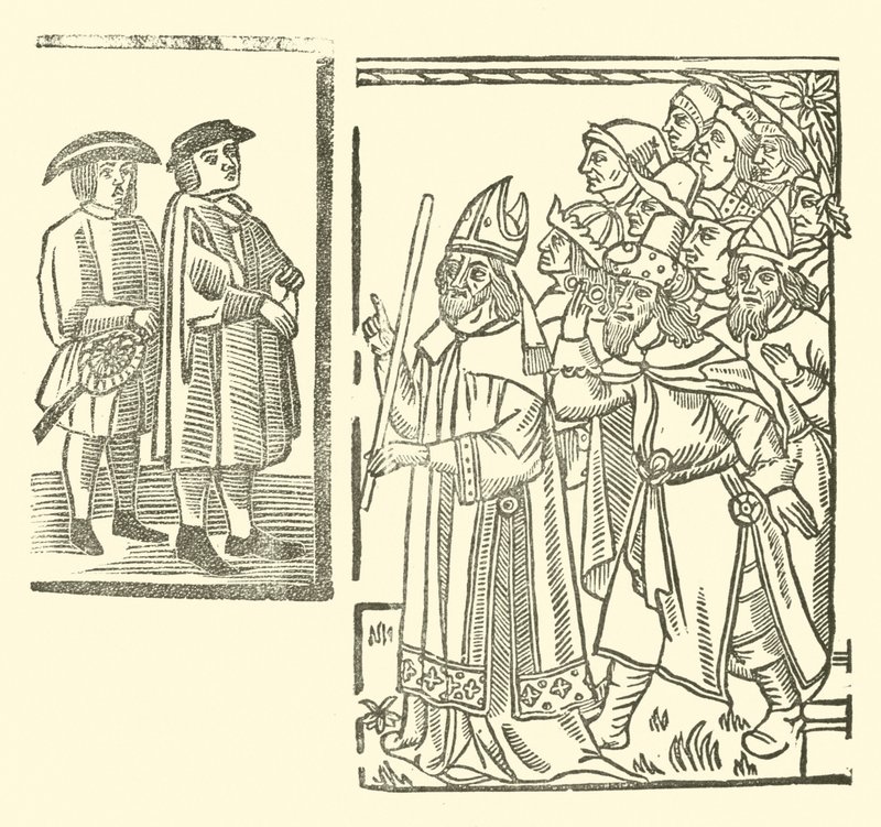 Illustrazione per The Roxburghe Ballads da (after) English School