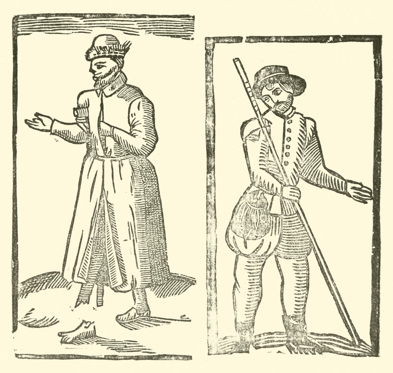 Illustrazione per The Roxburghe Ballads (xilografia) da (after) English School