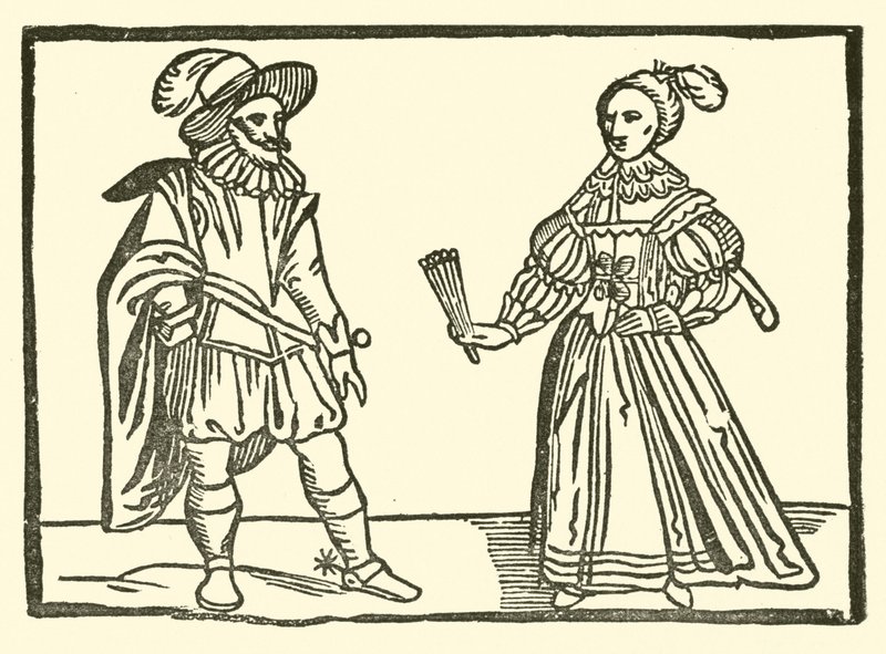 Illustrazione per The Roxburghe Ballads da (after) English School