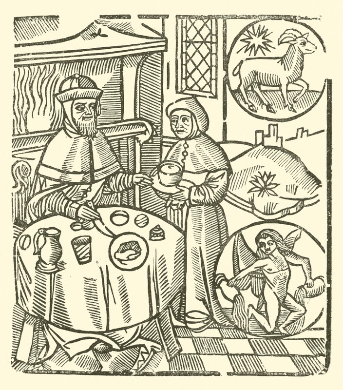 Illustrazione per The Roxburghe Ballads da (after) English School