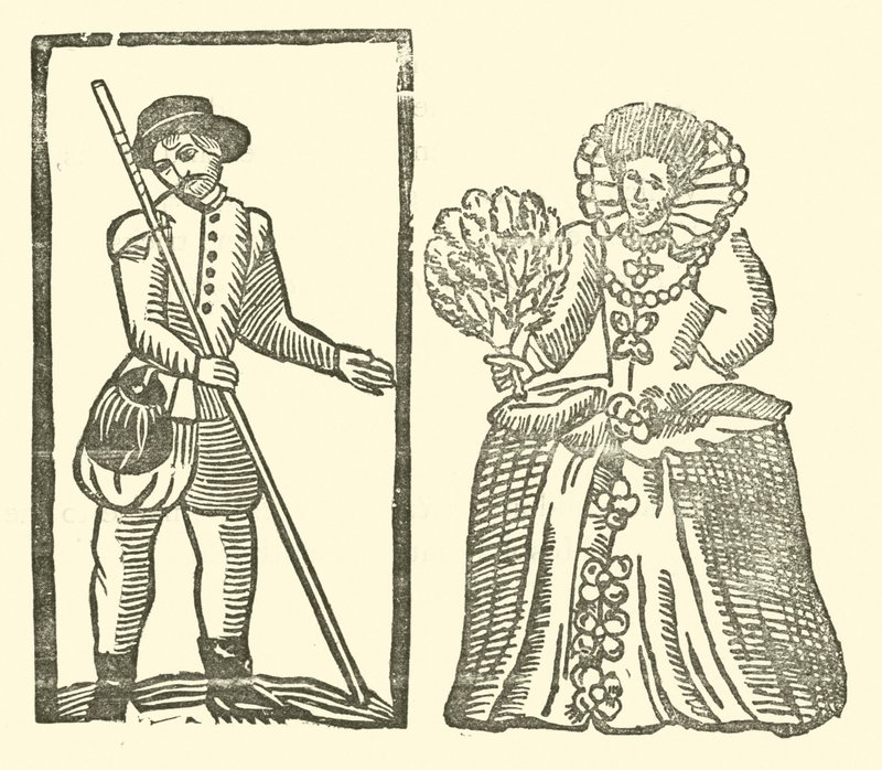 Illustrazione per The Roxburghe Ballads da (after) English School