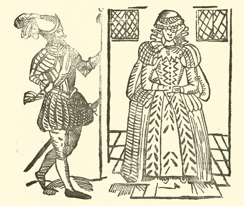 Illustrazione per The Roxburghe Ballads da (after) English School