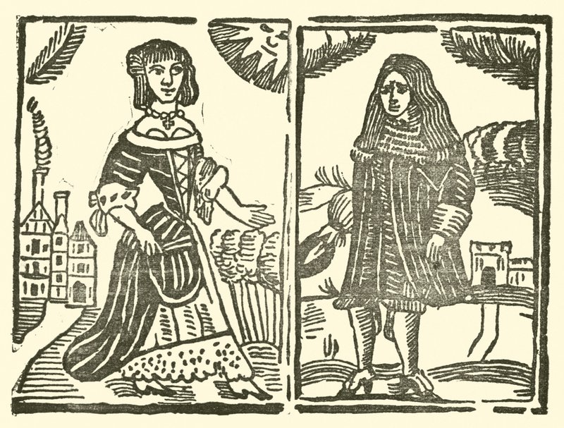 Illustrazione per The Roxburghe Ballads da (after) English School
