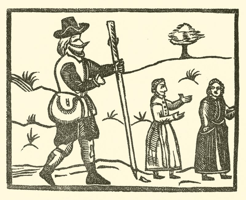Illustrazione per The Roxburghe Ballads da (after) English School