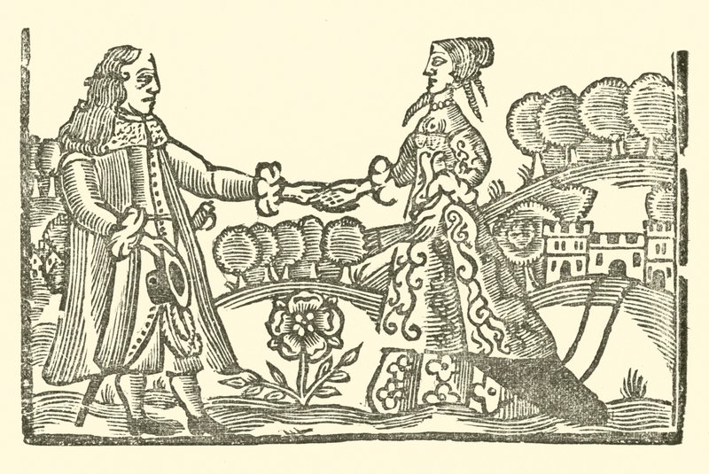 Illustrazione per The Roxburghe Ballads da (after) English School