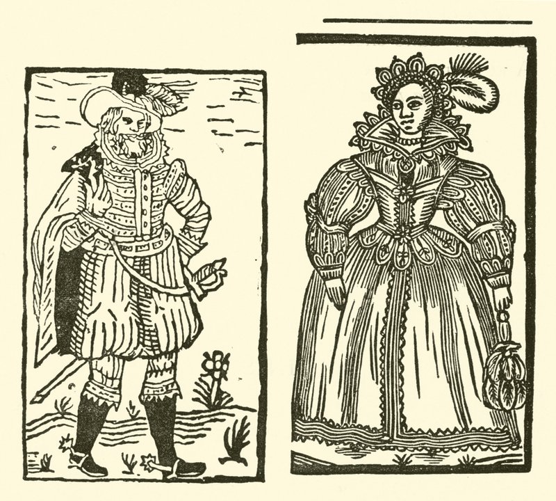 Illustrazione per The Roxburghe Ballads da (after) English School