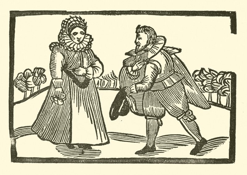 Illustrazione per The Roxburghe Ballads da (after) English School