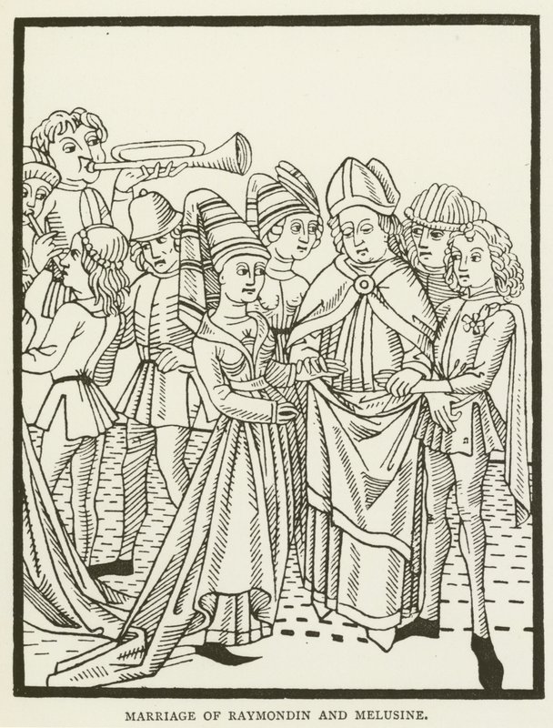 Matrimonio di Raymondin e Melusine da (after) English School