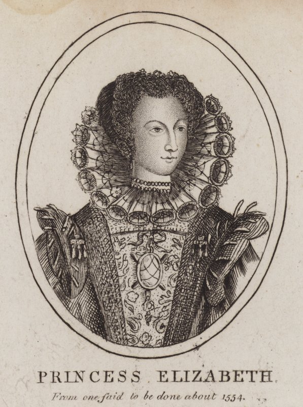 Principessa Elisabetta, figlia di Re Enrico VIII e Anna Bolena da (after) English School