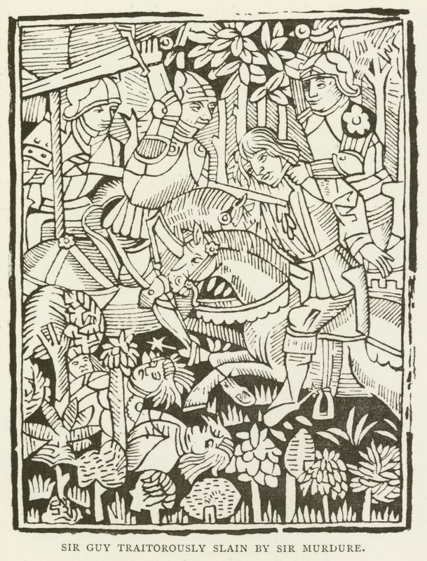 Sir Guy tradito e ucciso da Sir Murdure da (after) English School