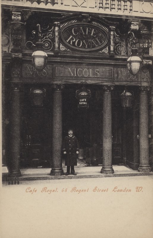 Cafe Royal, 68, Regent Street, Londra da (after) English photographer