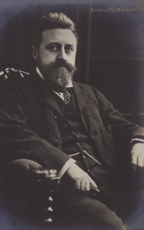Granville Bantock, compositore britannico da (after) English photographer
