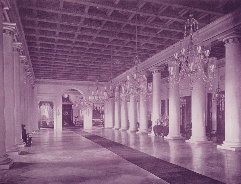 Sala di marmo, Government House, Calcutta da (after) English photographer