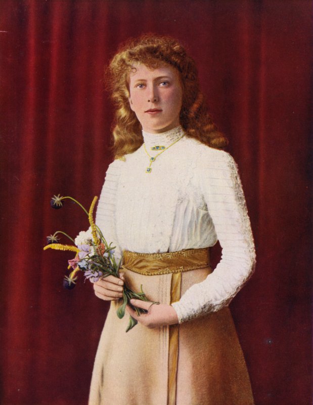 Principessa Maria nel 1909 da (after) English photographer