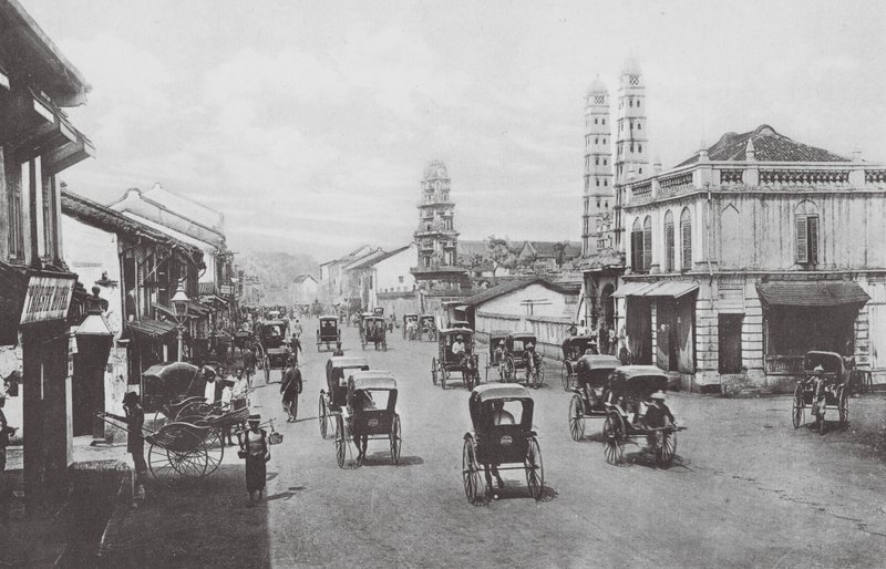 Singapore: North Bridge Road da (after) English photographer