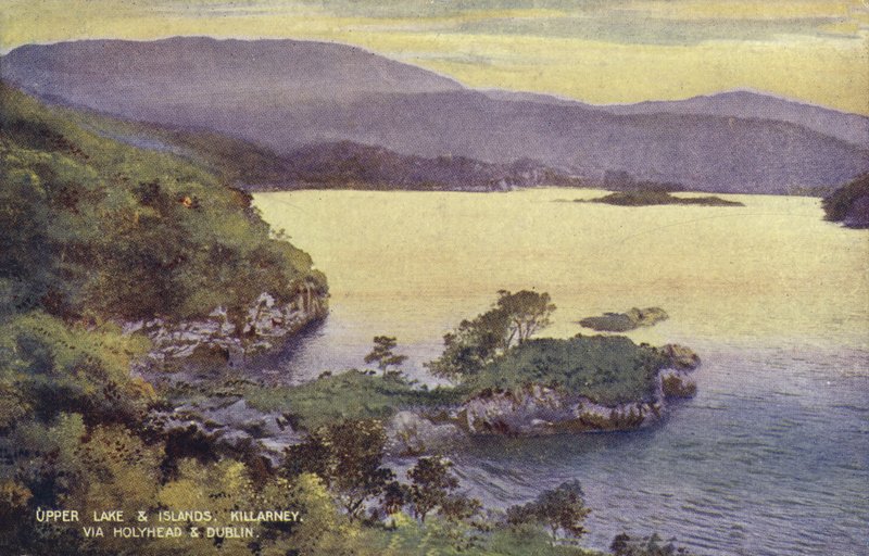 Upper Lake e Isole, Killarney da (after) English photographer
