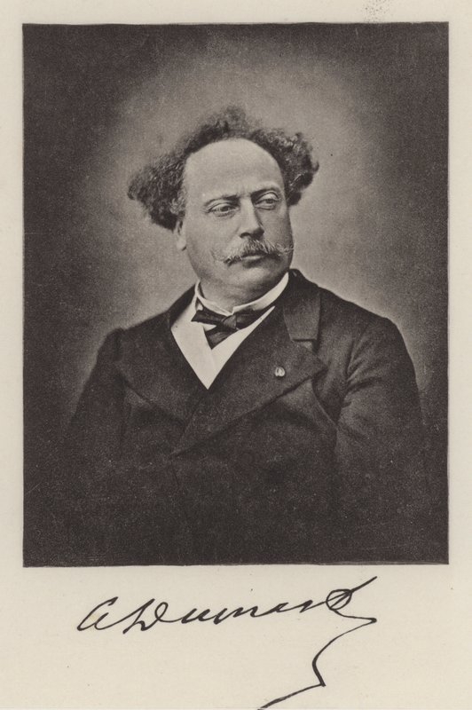 Alexandre Dumas il Giovane, romanziere francese da (after) French Photographer