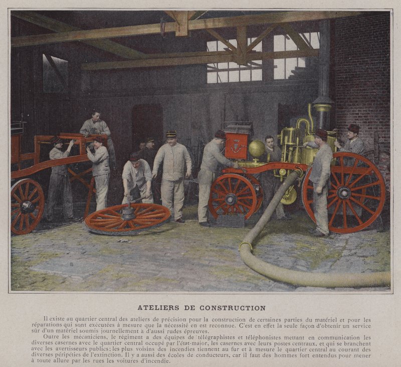 Officine di costruzione da (after) French Photographer