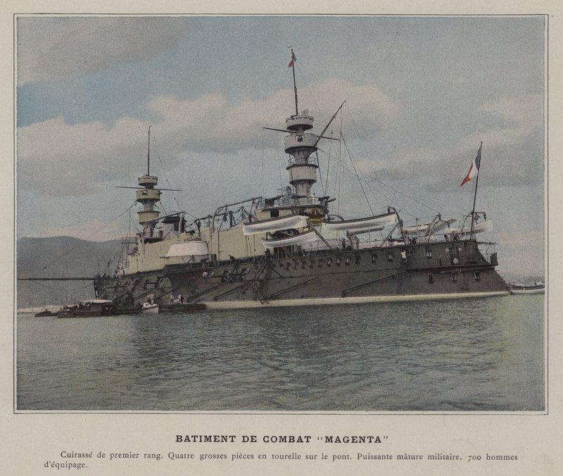 Nave da combattimento "Magenta" da (after) French Photographer