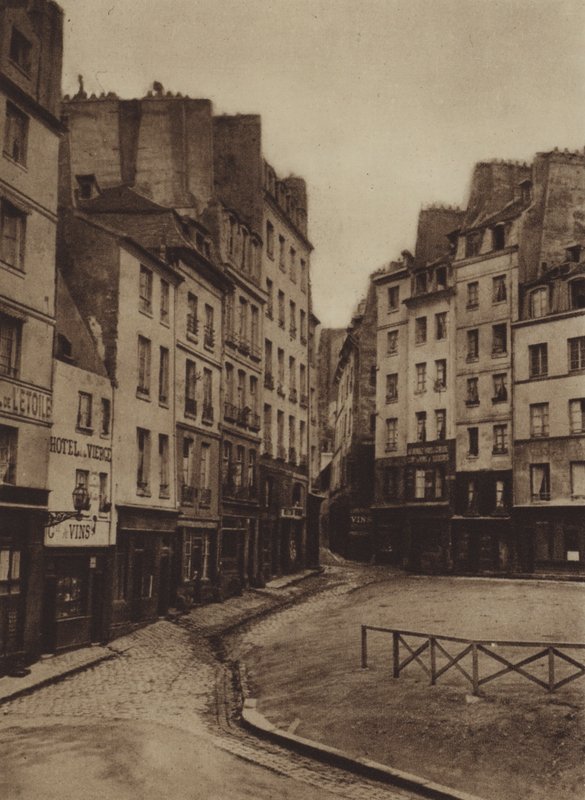 Angolo delle rue Jean-de-Beauvais e Lanneau da (after) French Photographer