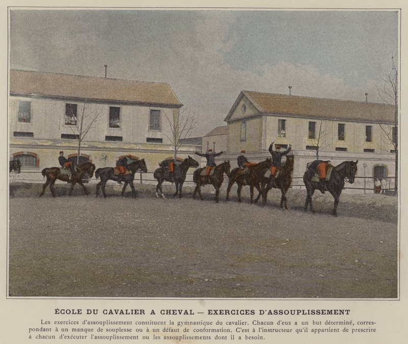 Scuola del Cavaliere a Cavallo, Esercizi di Flessibilità da (after) French Photographer