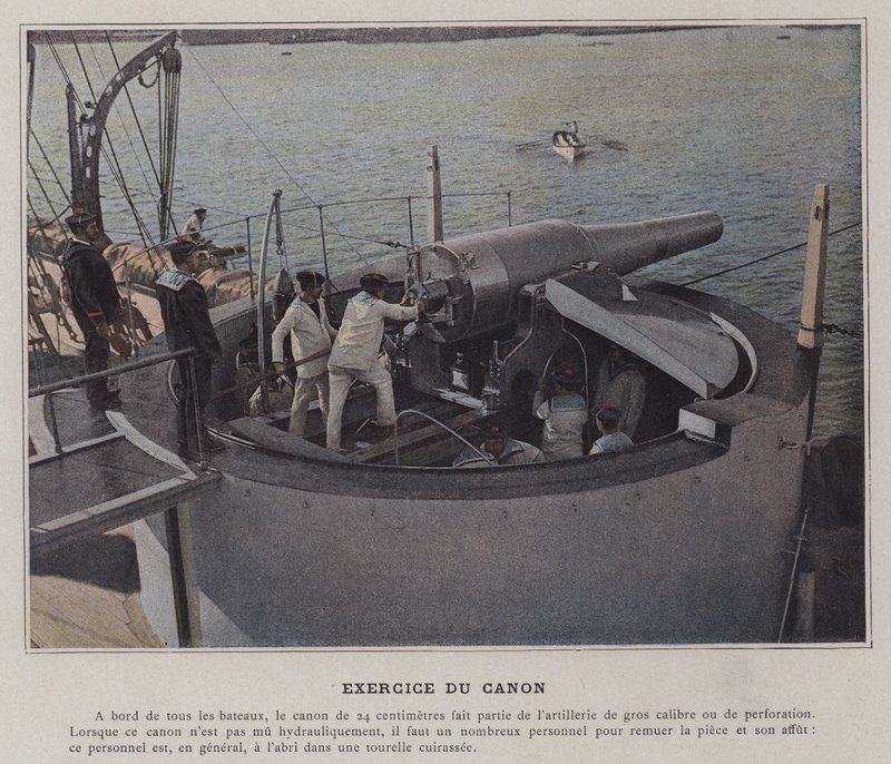 Esercizio del cannone da (after) French Photographer