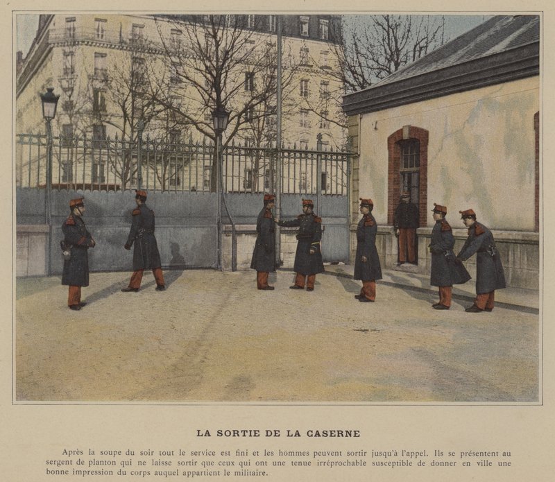 La Sortie de la Caserne da (after) French Photographer