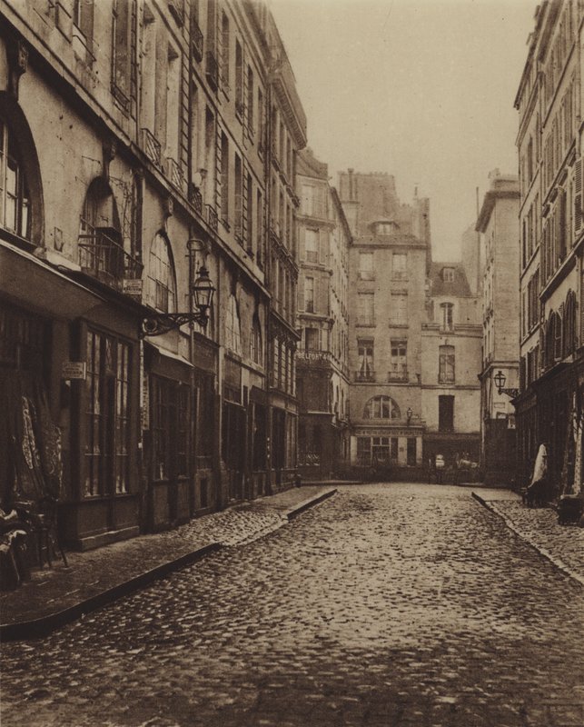 La rue Childebert, vista da rue d
