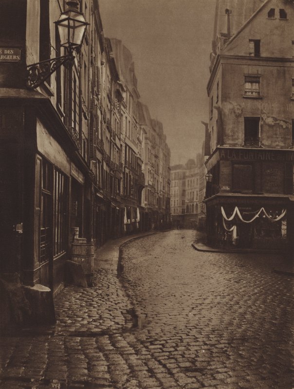 La rue Saint-Honore, vista dall