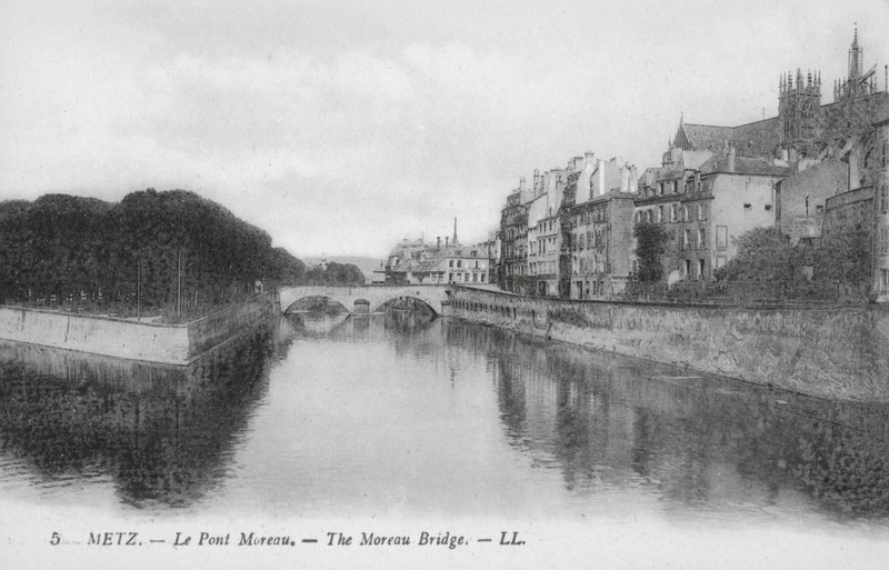 Metz: Le Pont Moreau da (after) French Photographer