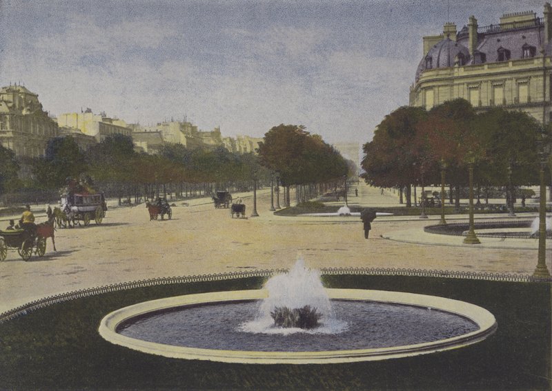 Parigi, Rond-Point des Champs-Elysees da (after) French Photographer