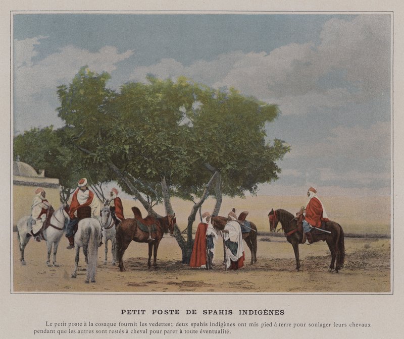Piccolo posto di spahis indigeni da (after) French Photographer