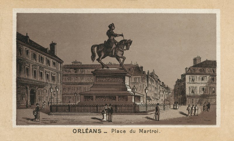 Orleans: Place du Martroi da (after) French School