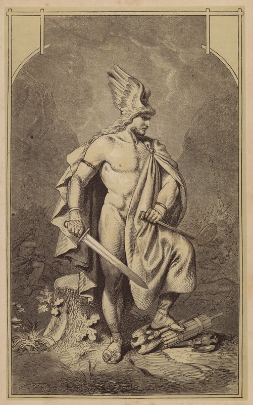 Arminio, Hermann Der Cherusker (incisione) da (after) German School